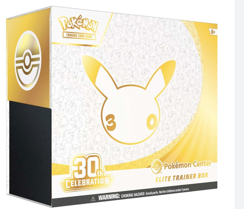 30th Celebration Pokémon Center Elite Trainer Box
