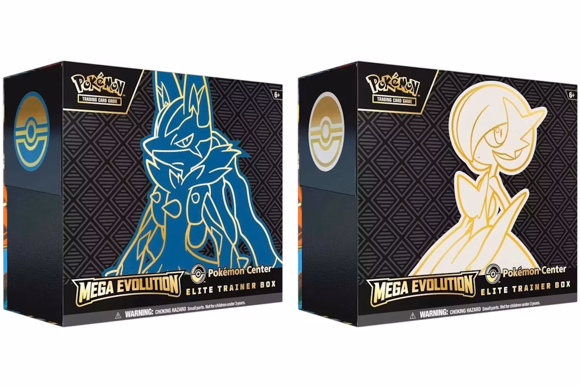 Mega Evolution Pokémon Center Elite Trainer Boxes — Mega Lucario / Mega Gardevoir
